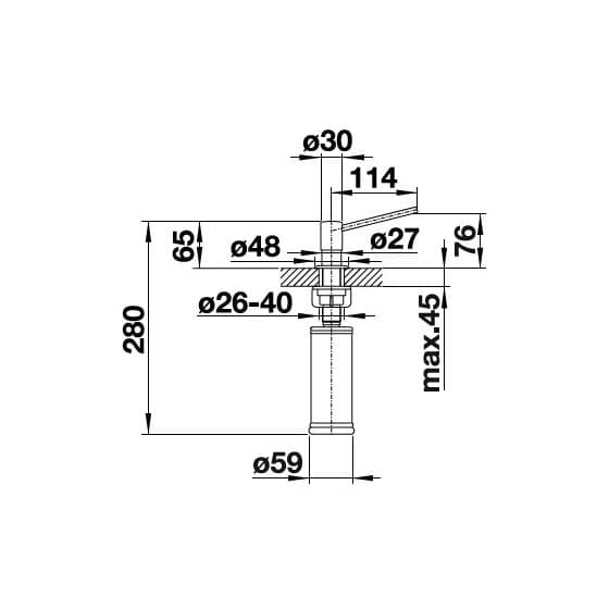 Blanco Torre Inox Bross Distributeurs De Savons Direct Evier