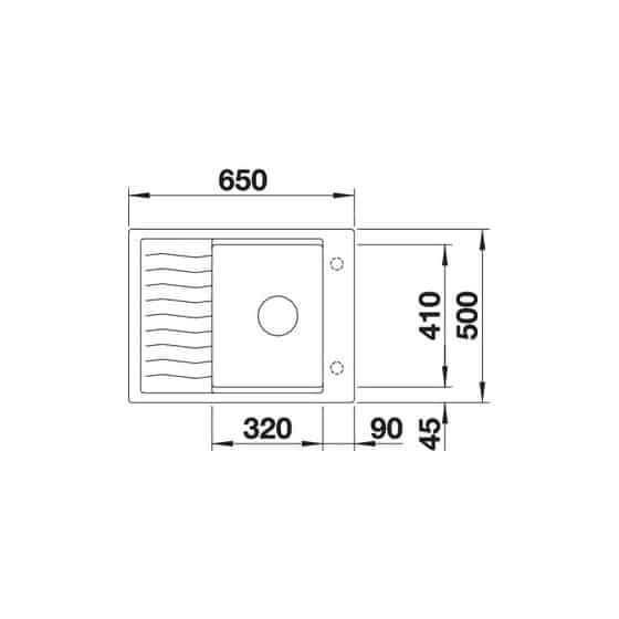 Blanco Elon 45 S Silgranit