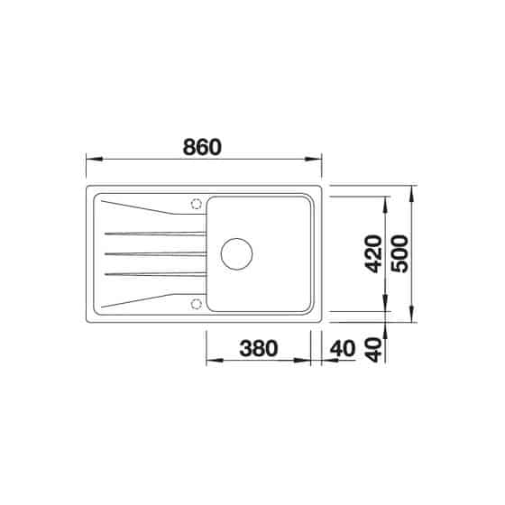 Blanco Sona 5S Silgranit