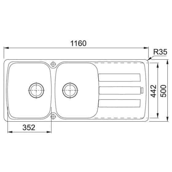 Franke Antea Fragranit+ AZG621
