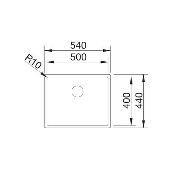 Blanco Claron 500-U Durinox