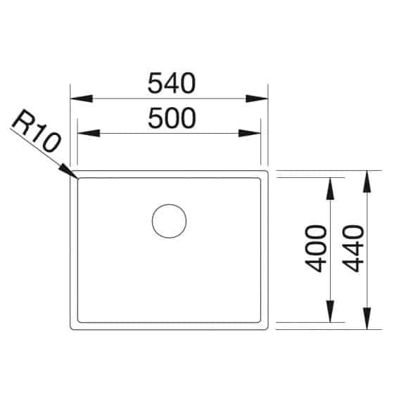 Blanco Claron 500-IF Durinox