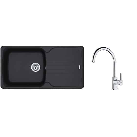 PACK Franke Antéa Fragranit AZG611-XL + Mitigeur