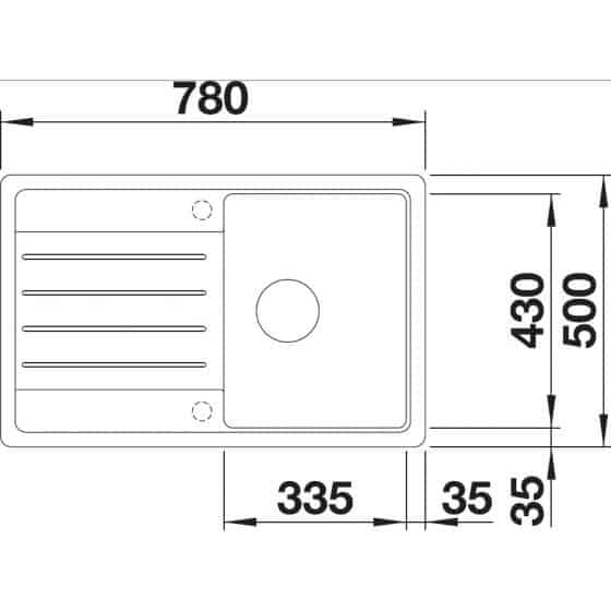 Blanco Legra 45S Silgranit Blanco Legra 45S Silgranit