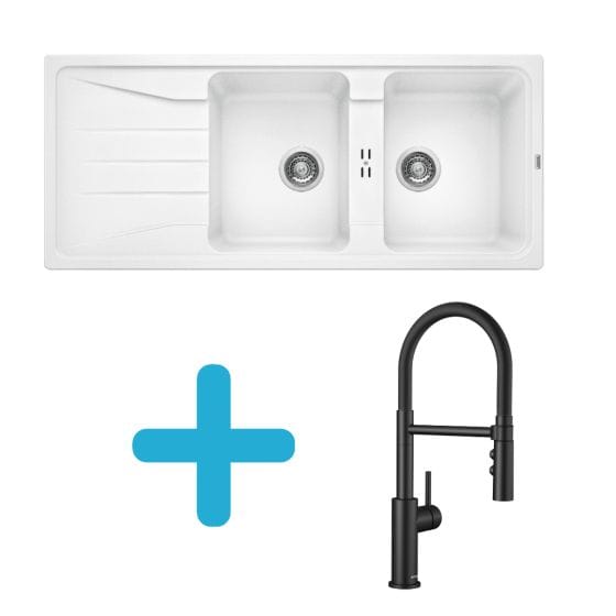 PACK Blanco Sona 8S Silgranit + Mitigeur