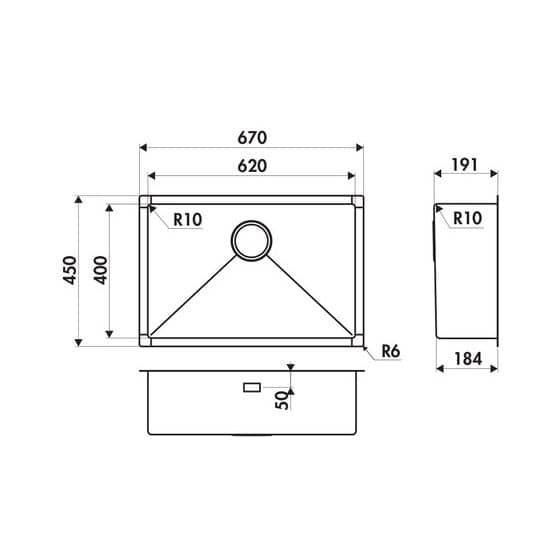 Luisina Vibrato EVSP55 Inox Nid d'abeille Luisina Vibrato EVSP55 Inox Nid d'abeille