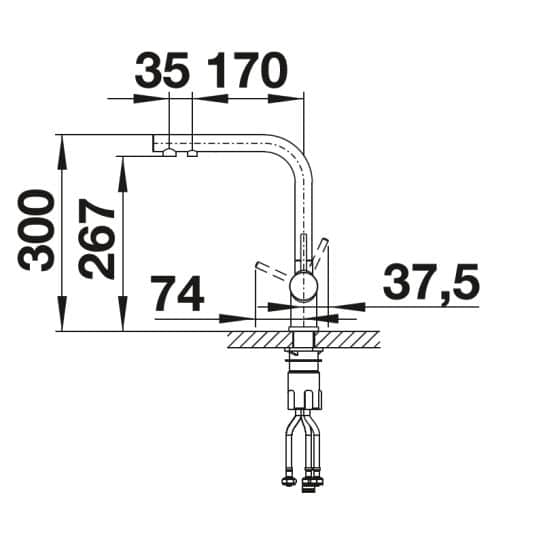 Blanco Fontas II Noir Mat