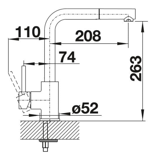 Blanco Mila-S Chrome