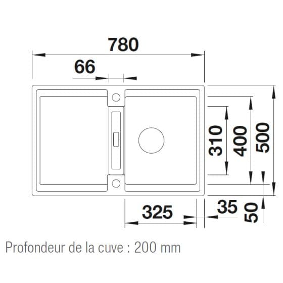 Blanco Adira 45S Silgranit