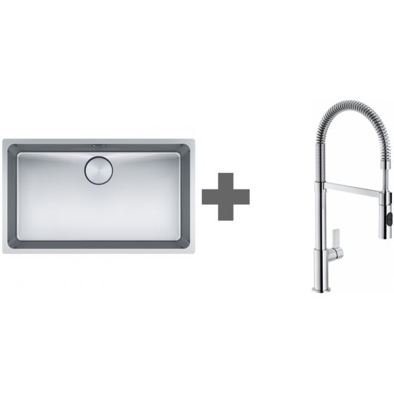 PACK Franke Mythos MYX110-70 + Mitigeur