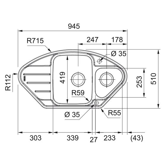 Franke Spark SKX651E