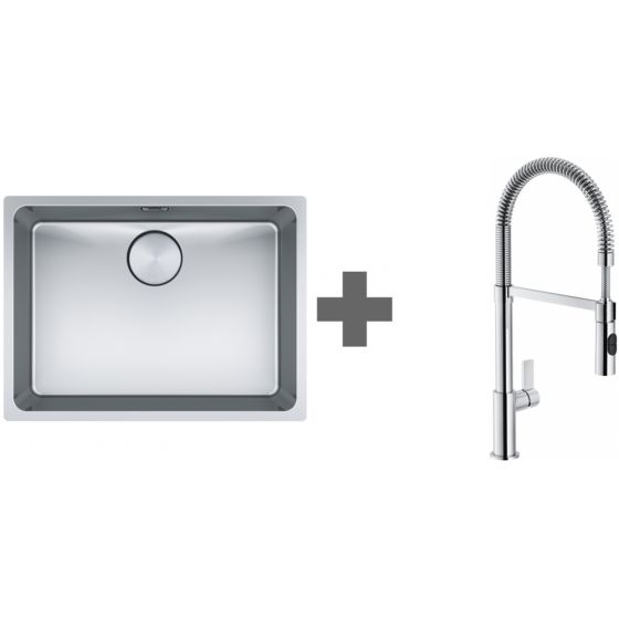 PACK Franke Mythos MYX110-55 + Mitigeur