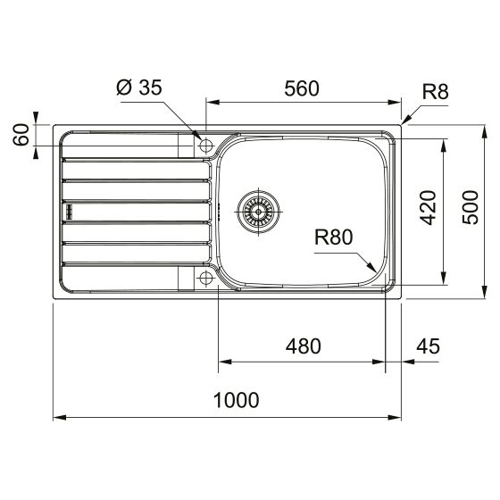 PACK Franke Spark SKX/SKL611-XL + Mitigeur