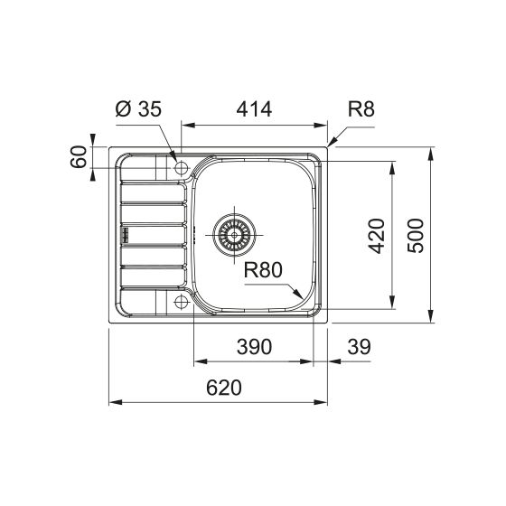 Franke Spark SKL611-62