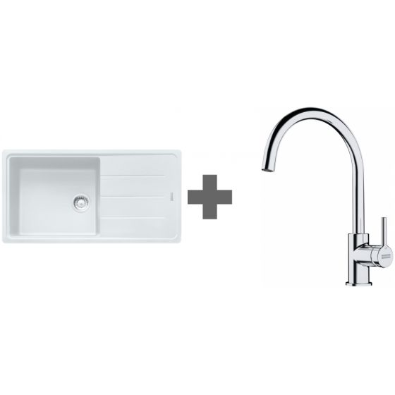 PACK Franke Basis Fragranit BFG611-XL + Mitigeur PACK Franke Basis Fragranit BFG611-XL + Mitigeur