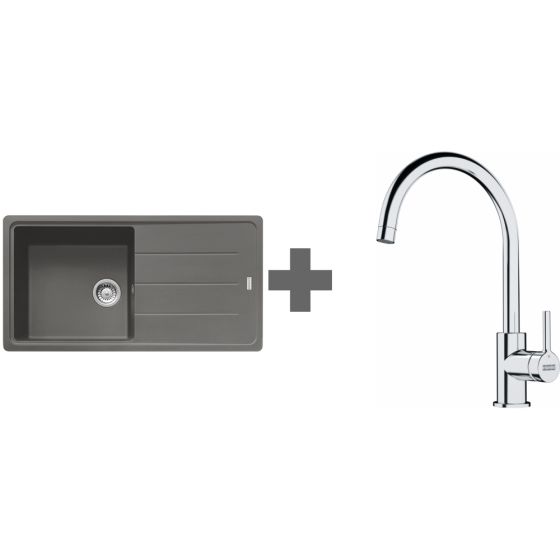 PACK Franke Basis Fragranit BFG611-XL + Mitigeur PACK Franke Basis Fragranit BFG611-XL + Mitigeur