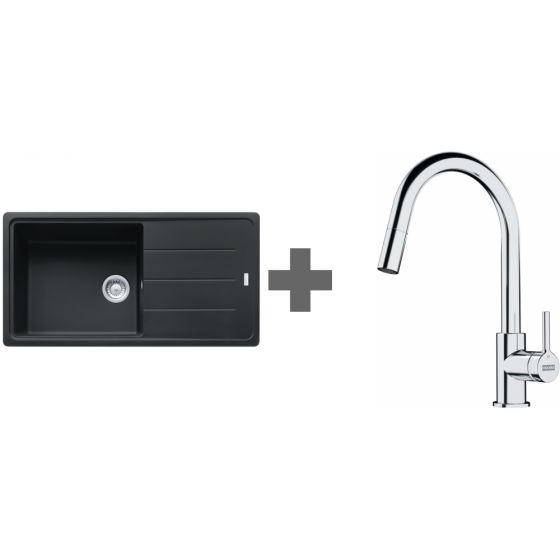 PACK Franke Basis Fragranit BFG611-XL + Mitigeur PACK Franke Basis Fragranit BFG611-XL + Mitigeur