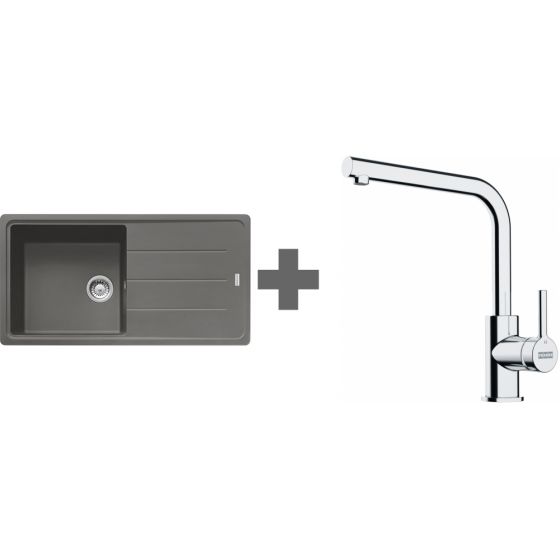 PACK Franke Basis Fragranit BFG611-XL + Mitigeur PACK Franke Basis Fragranit BFG611-XL + Mitigeur