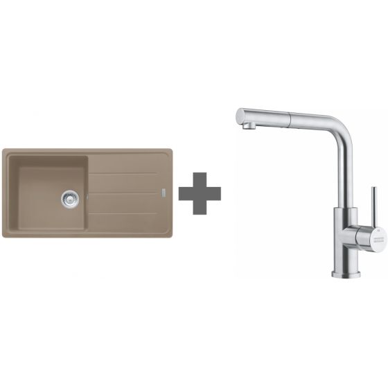 PACK Franke Basis Fragranit BFG611-XL + Mitigeur PACK Franke Basis Fragranit BFG611-XL + Mitigeur