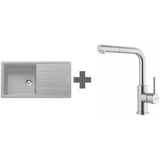 PACK Franke Basis Fragranit BFG611-XL + Mitigeur PACK Franke Basis Fragranit BFG611-XL + Mitigeur
