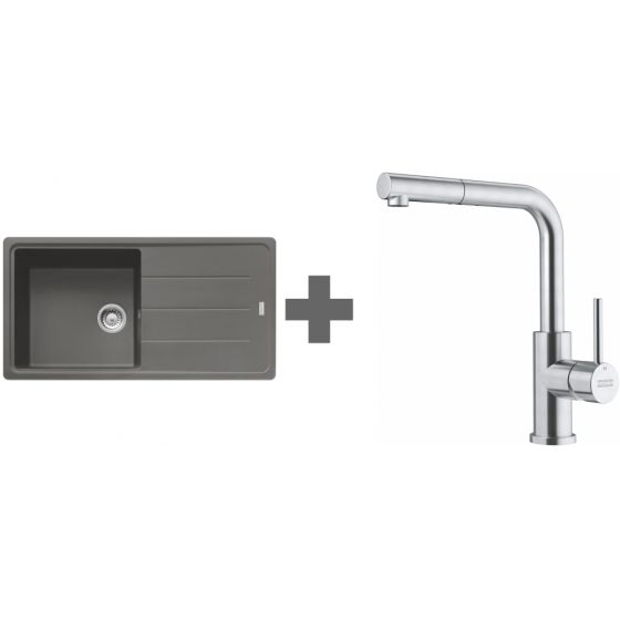 PACK Franke Basis Fragranit BFG611-XL + Mitigeur PACK Franke Basis Fragranit BFG611-XL + Mitigeur