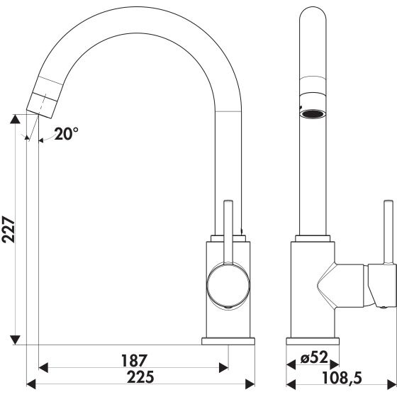 Luisina RC74 079 Noir Mat