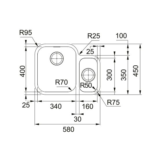 Franke Smart SRX160-34-16