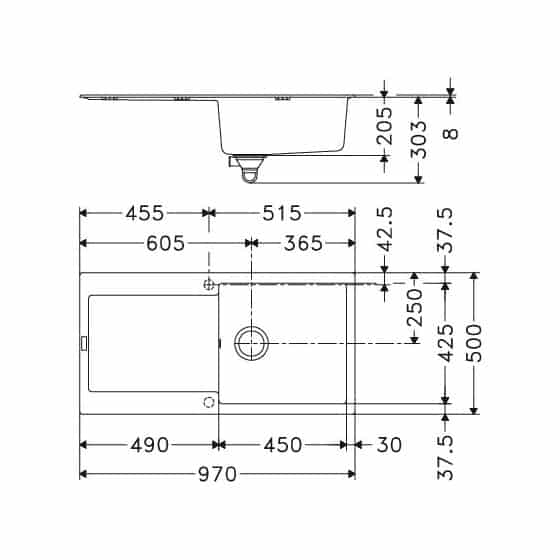 Franke Maris Fragranit+ MRG611-97