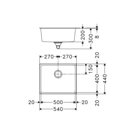 Franke Domus Fradura DMD610-54